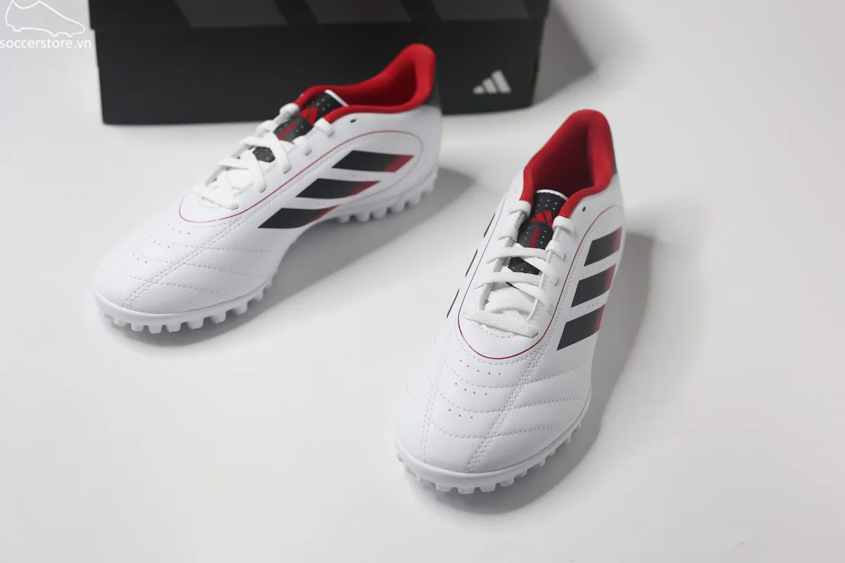 Adidas Goletto IX TF màu trắng đen đỏ IH0084
