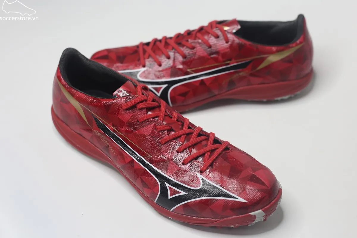 Mizuno Alpha α II Elite AS TF Red Ruby màu đỏ P1GD256260