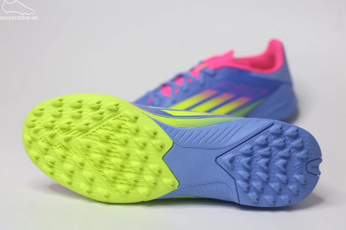 Giày bóng đá trẻ em Adidas F50 League TF J Kids- Celestial Victory màu blue fusion IE3754