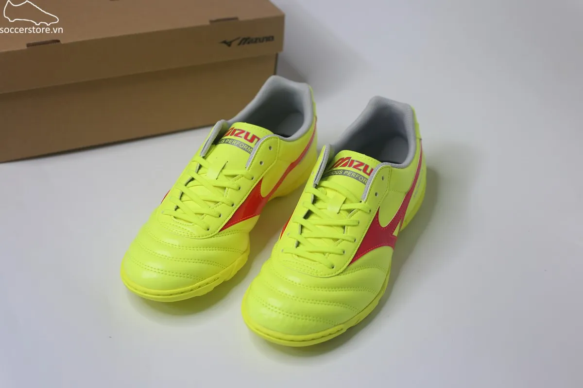 Mizuno Morelia II Club TF màu vàng đỏ P1GD241645