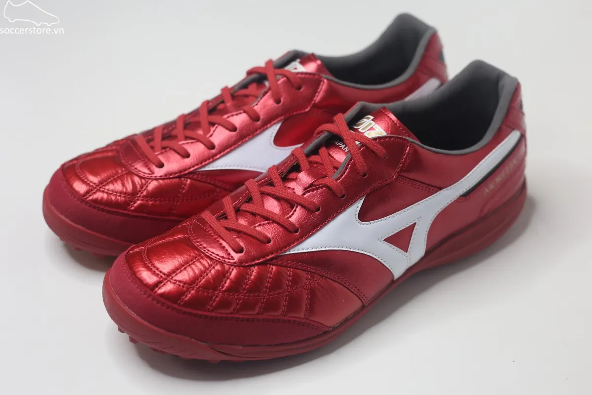 Mizuno Morelia Sala Japan TF Red Ruby màu đỏ Made In Japan Q1GB250260
