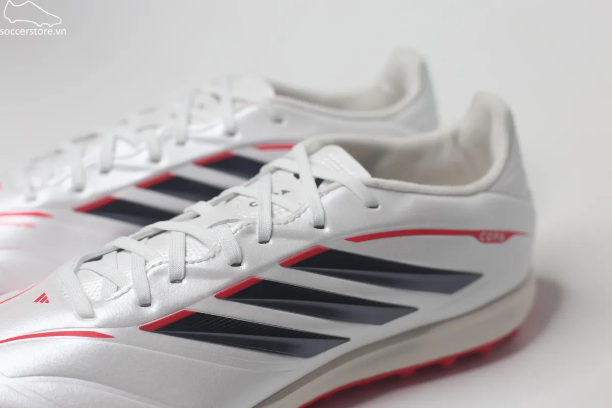Adidas Copa Pure IV League TF trắng bạc Born For Goals JQ0477