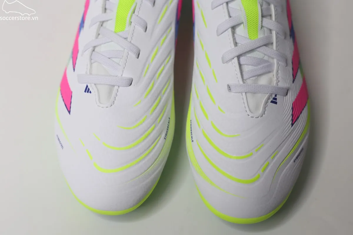 Adidas Predator League MG Jr màu trắng hồng ID3794