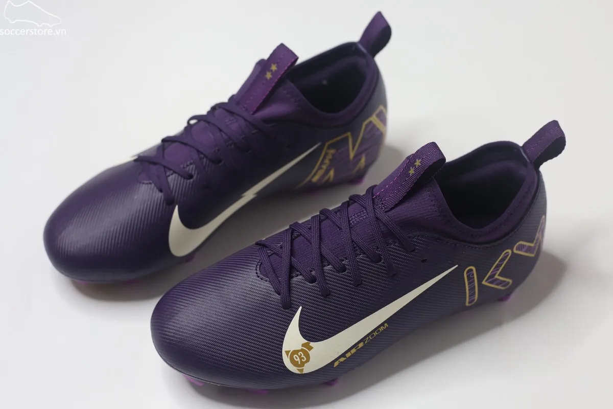 Nike Mercurial Vapor 16 Academy MG Jr Kylian Mbappé màu tím FQ8394-500