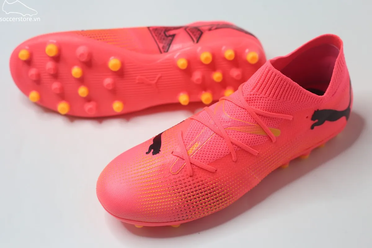 Puma Future 7 Match MG Jr màu đỏ cam 107730-03