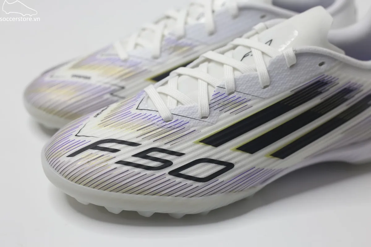 Adidas F50 League TF- Special Edition trắng đen JH7726