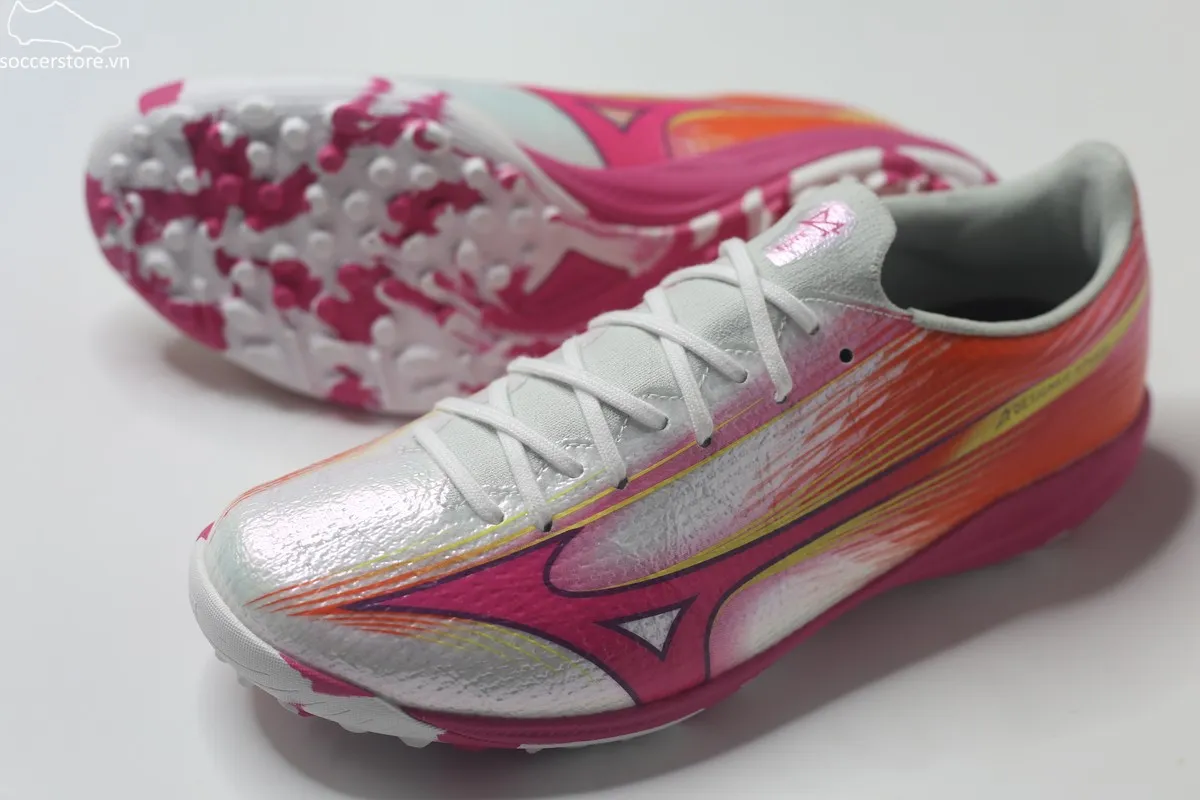 Mizuno Alpha 3 Elite AS TF Blazing Flair- Trắng/ Hồng P1GD266264