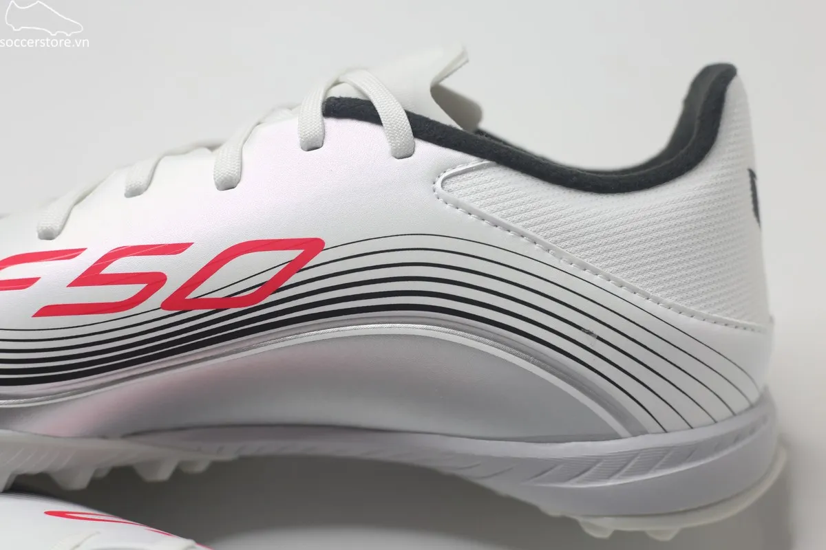 Adidas F50 League TF Messi Prestig10 màu trắng bạc JP7448