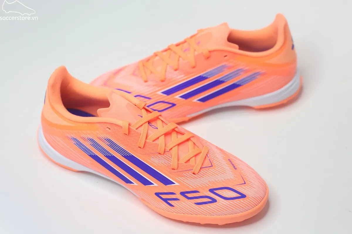 Adidas F50 League TF màu cam trắng - Coral Blaze - JH7723