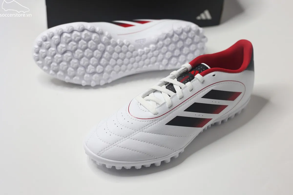 Adidas Goletto IX TF màu trắng đen đỏ IH0084