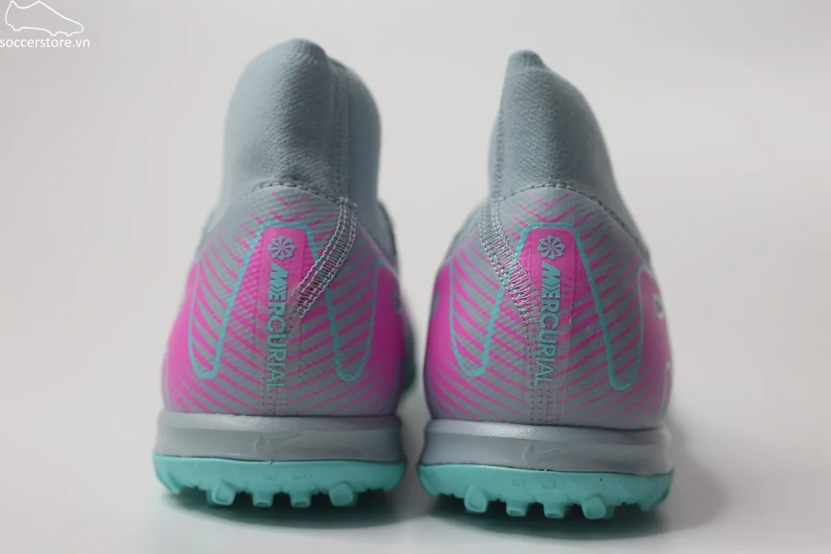 Nike Mercurial Superfly 10 Academy TF Air Zoom- Prism pack màu xanh xám FQ8331-301