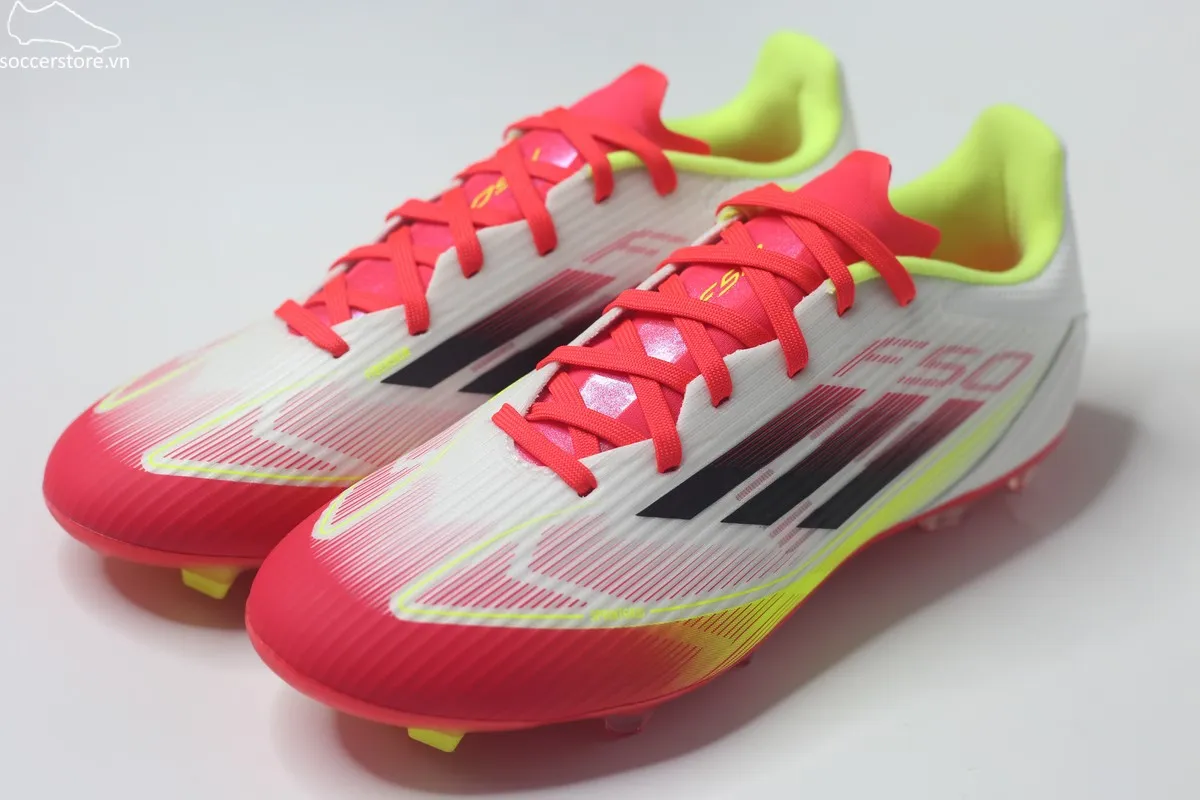 Adidas F50 League MG/ FG trắng đỏ IE1289
