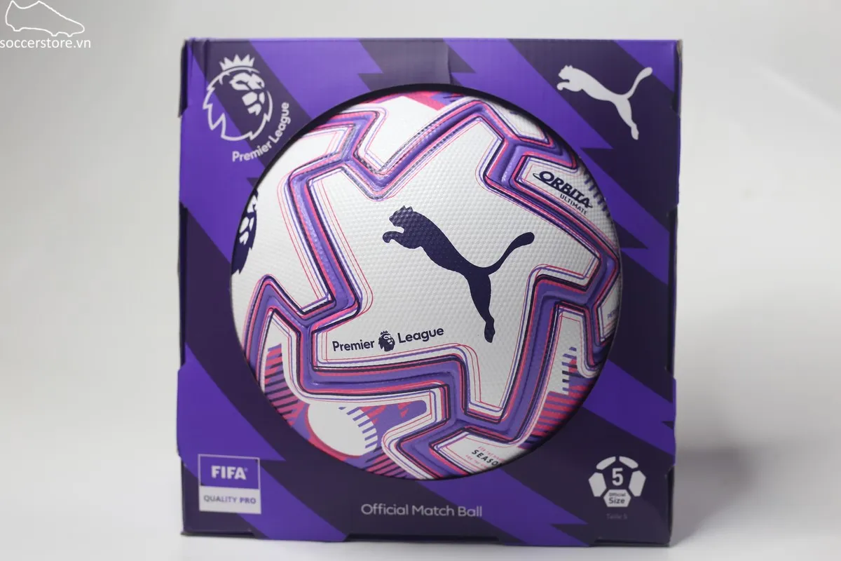 Bóng Puma Orbita Ultimate EPL 25/26- White/ Multi Color 084893-01