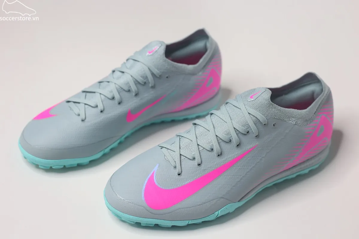 Nike Mercurial Vapor 16 Pro TF Air Zoom Refresh pack màu xám xanh FQ8687-301