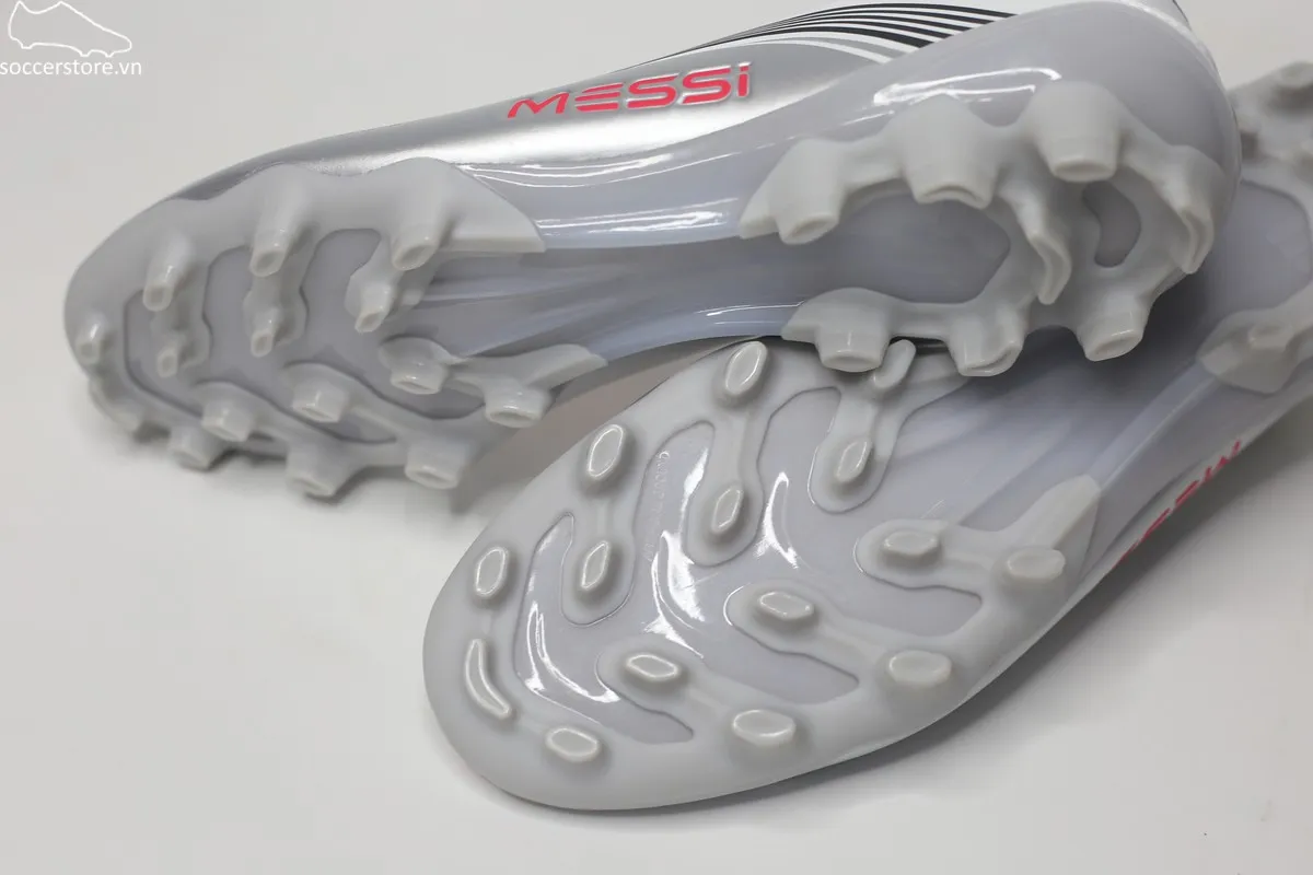 Adidas F50 League AG 2G/3G Messi màu trắng bạc JP7462