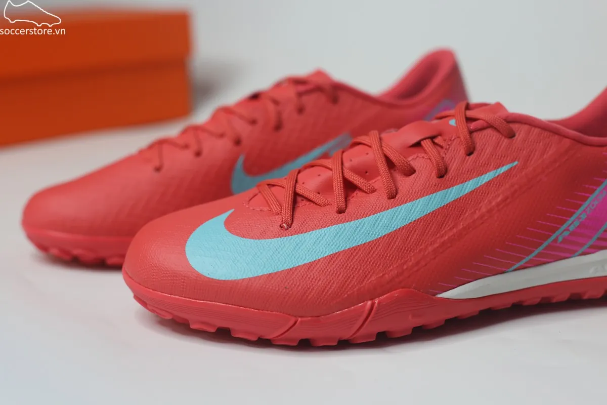 Nike Mercurial Vapor 16 Academy TF Air Zoom Mad Energy màu đỏ than hồng FQ8449-800