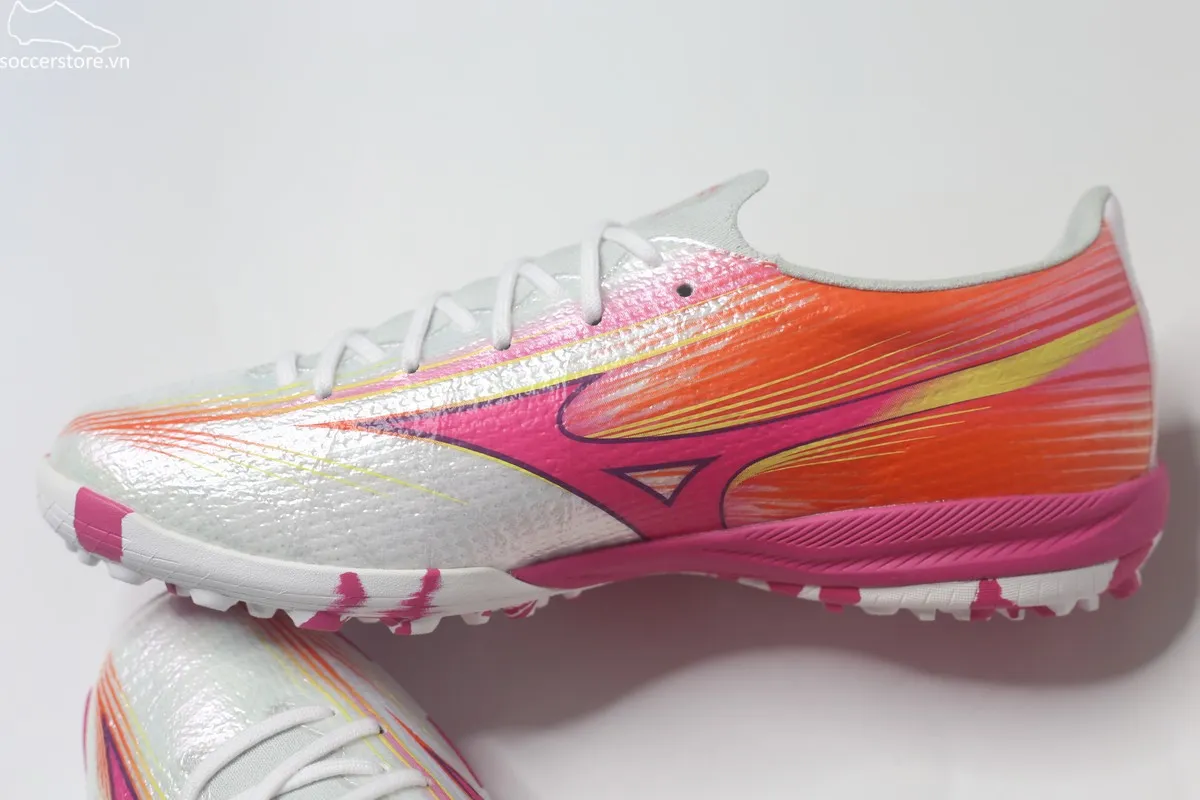 Mizuno Alpha 3 Elite AS TF Blazing Flair- Trắng/ Hồng P1GD266264