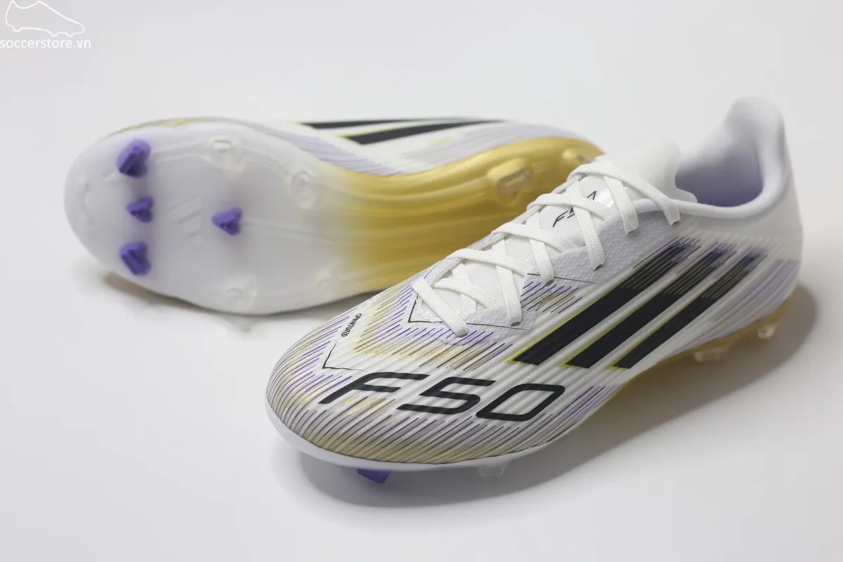 Adidas F50 League FG/MG- Road To Glory màu trắng đồng JI0005