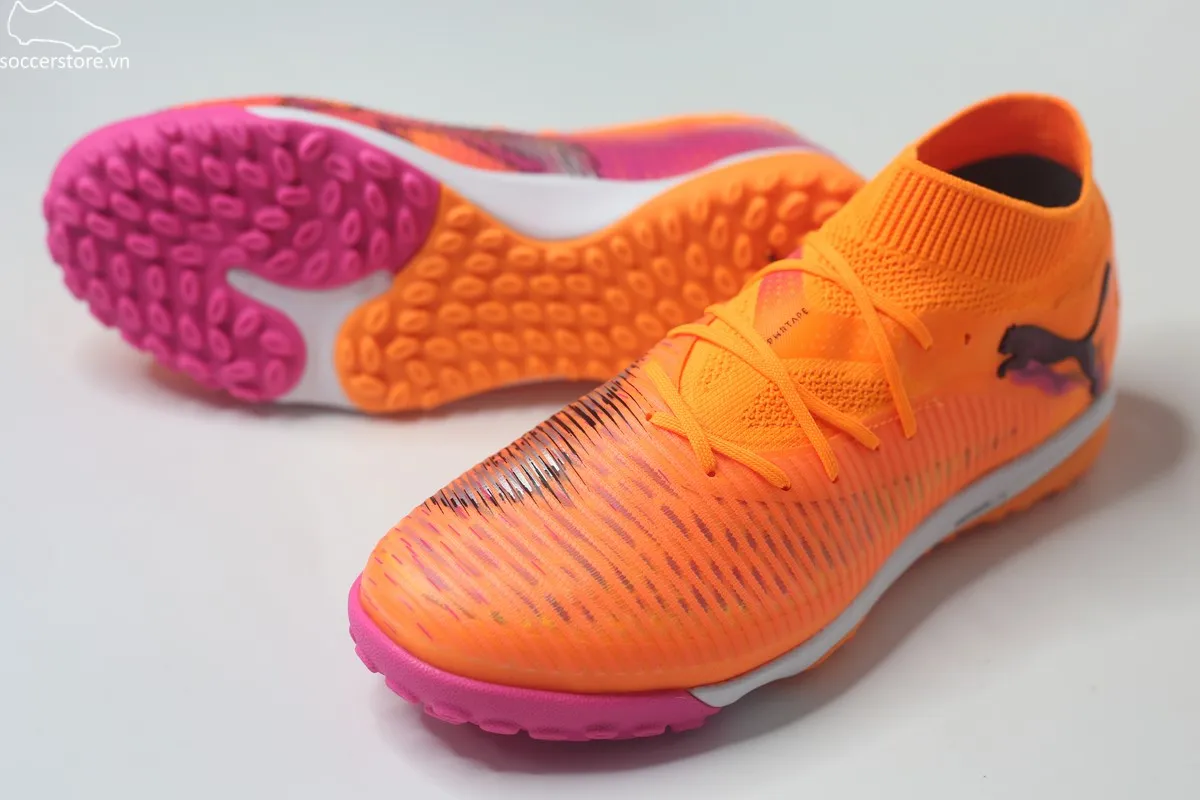 Puma Future 8 Pro Cage TF đỏ lửa Hot Pursuit - 108592-03