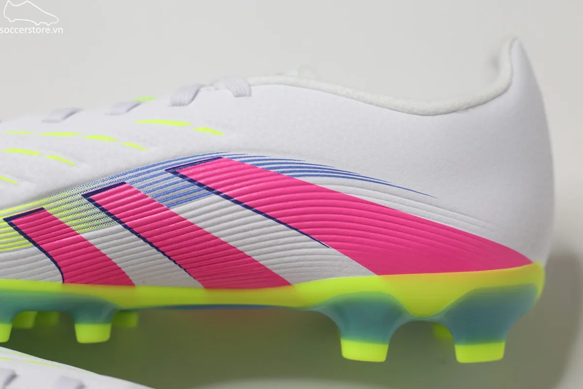 Adidas Predator League MG Jr màu trắng hồng ID3794