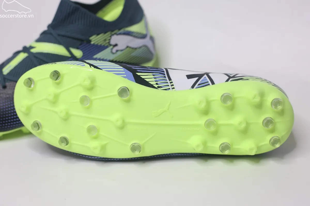 Puma Future 7 Match MG Jr màu xanh táo/ xám 107946-03