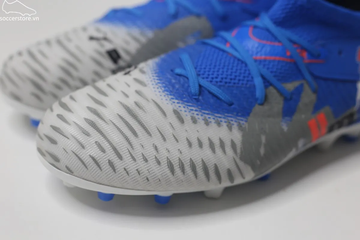 Puma Future 8 Match MG Jr màu trắng xanh 108789-01