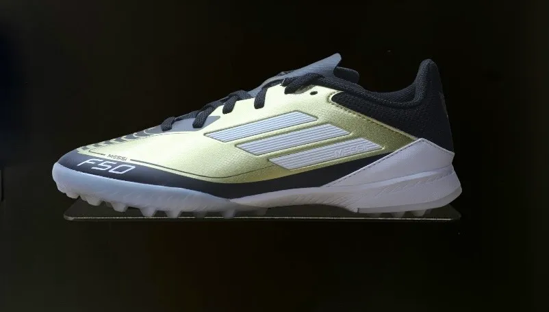 Adidas F50 League TF Messi Junior 'Triunfo Dorado' màu vàng đồng IG9277