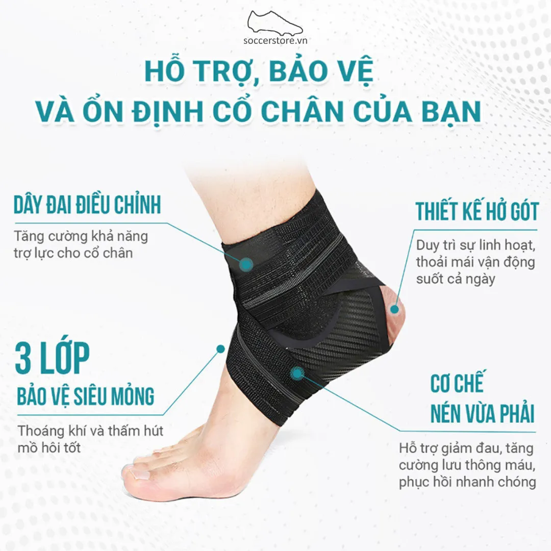 Băng cuốn cổ chân Nevor BQCC04