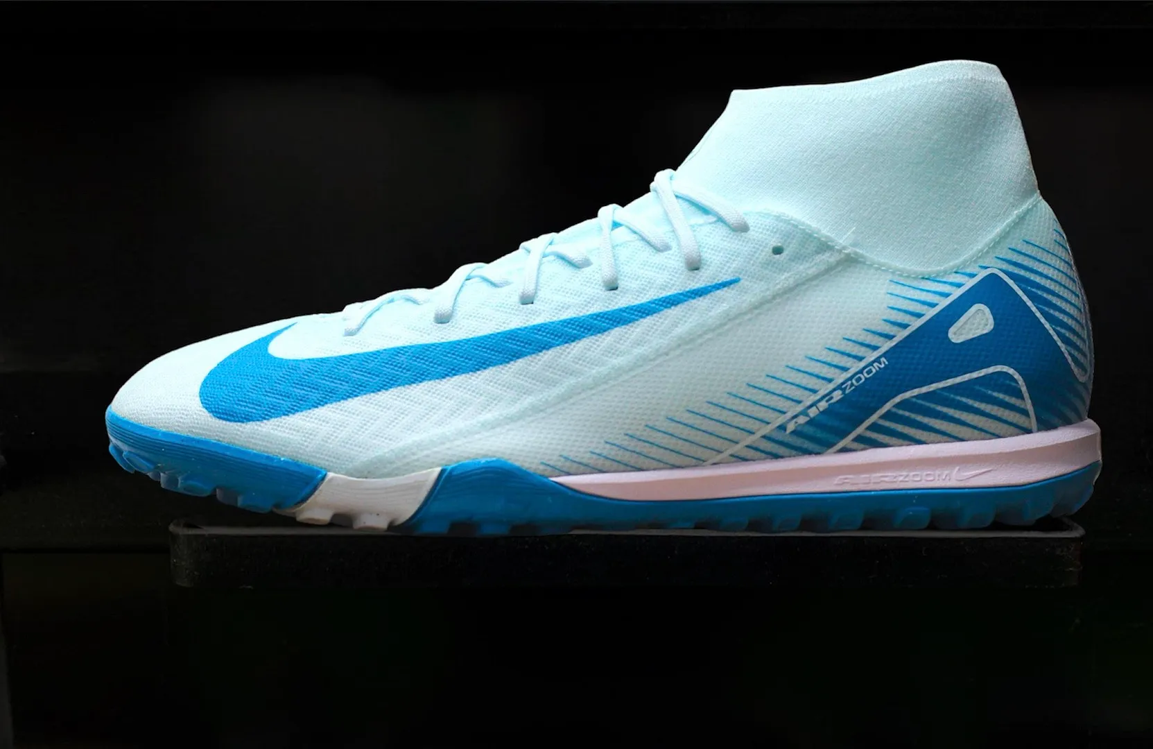 Nike Mercurial Superfly 10 Academy TF Air Zoom Mad Ambition pack màu xanh băng Glacier Blue FQ8331-400